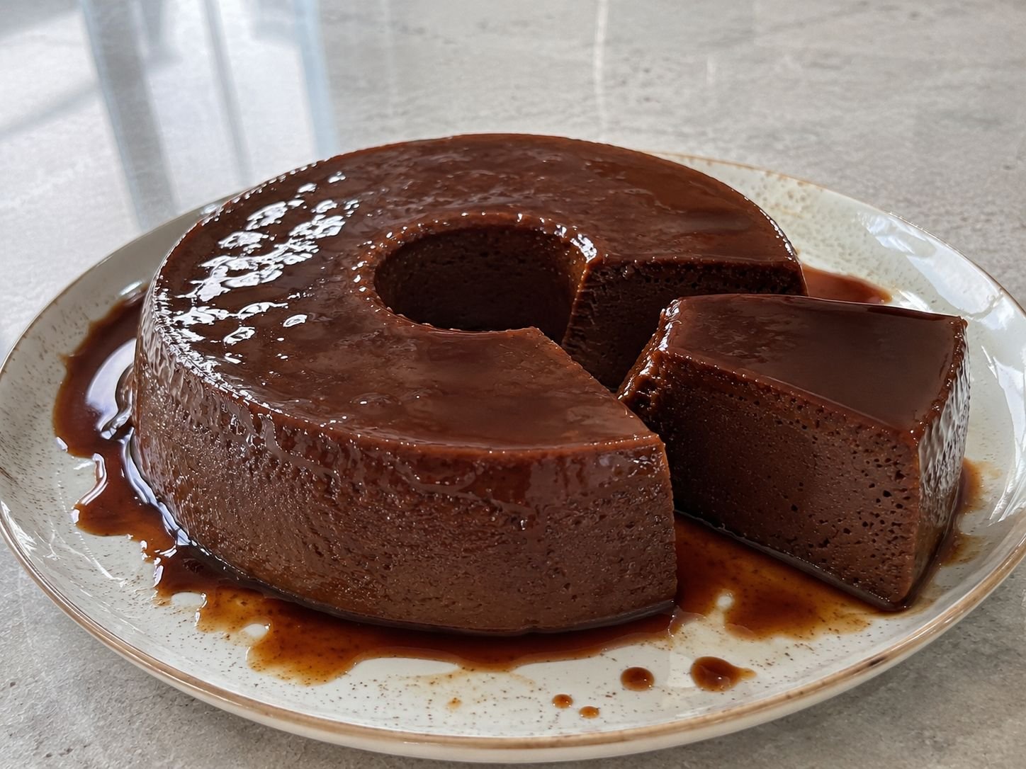 Pudim de Chocolate na Air Fryer